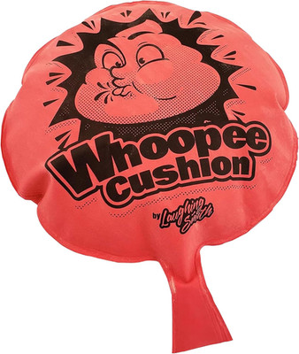 Laughing Smith Mega 8-Inch Whoopee Cushion - Giant Fart Sound Prank Toy for Kids