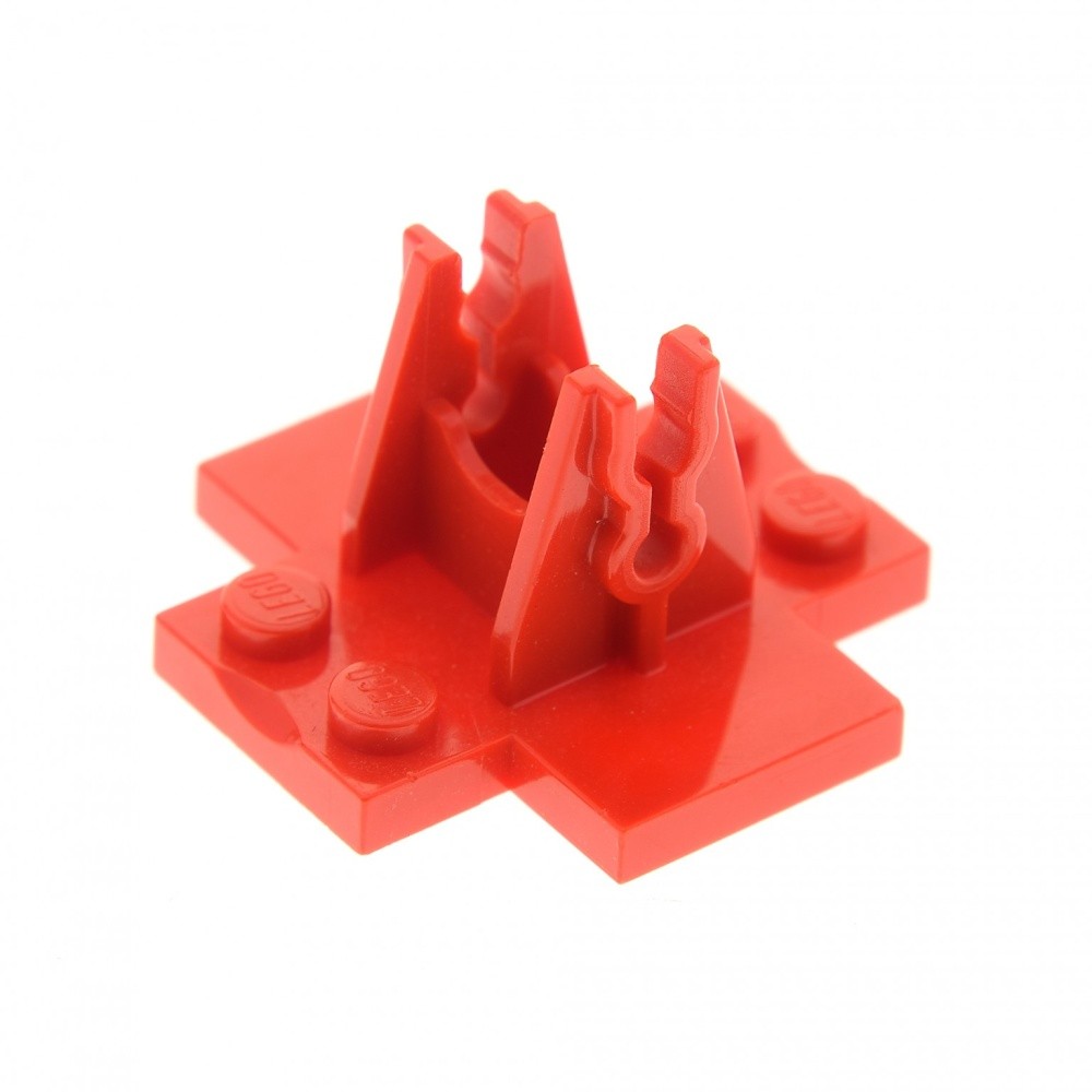 1X Lego Soccer Goal Stick Holder Red Base Brick Sports Soccer 3425 41733