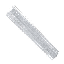18 Gauge White Floral Stem Wire 16 Inch,50/Package