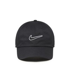 Nike Club Swoosh Unstructured Strapback Hat Cap Unisex Adult Size S/M FB5369-010