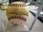 Mickey Mantle New York Yankees Signed Baseball Ball, JSA Authenticated
