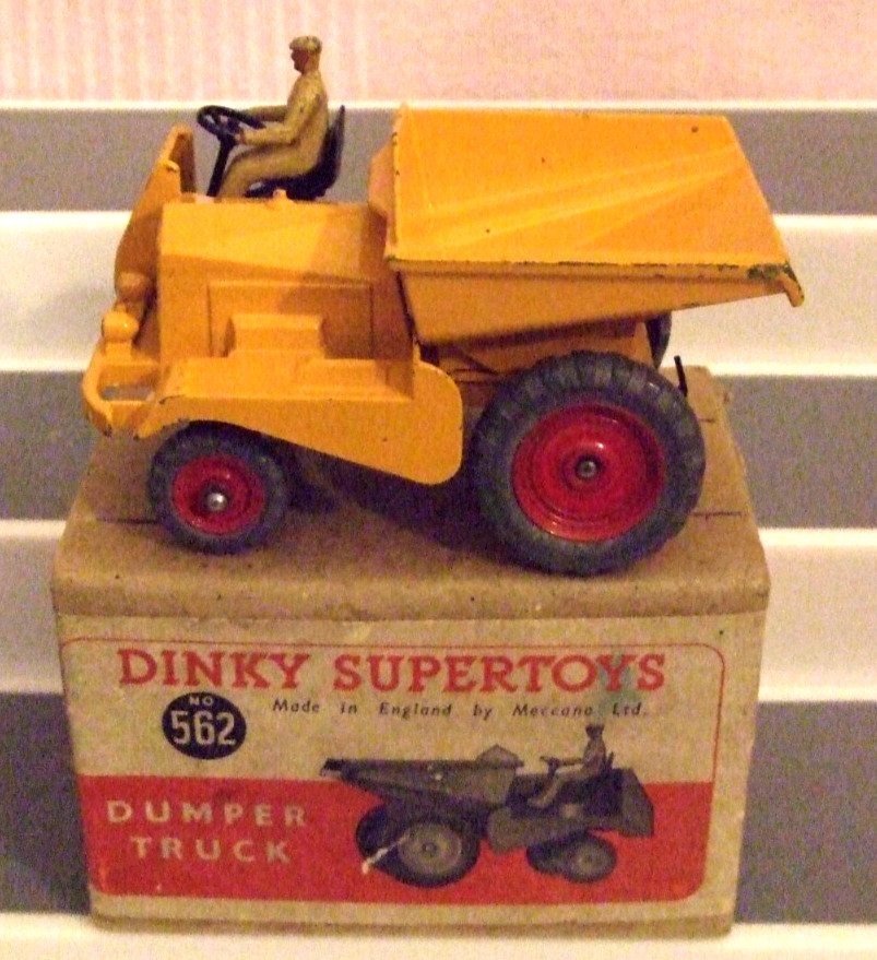 Dinky Toys F N°887 Dumper Truck - Jaune, Métal, échelle 1:43 - En Boîte - France