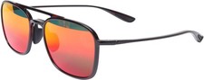 NEW Maui Jim KEOKEA MJ447 Sunglasses Red And Black Tortoise 100 AUTHENTIC