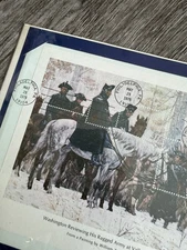 1976 Washington Reviewing His Ragged Army at Valley Forge First Day of Issue