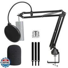 For Razer Seiren X Boom Arm with Pop Filter, Reduce Wind Noises M