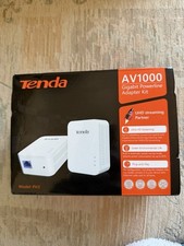 Tenda AV1000 Gigabit Powerline WiFi Extender Booster Adapter Kit