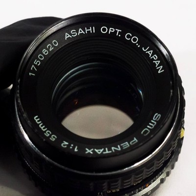 Pentax 55mm F/2 smc K Series Manual Focus Standard Lens PK Mount - Top