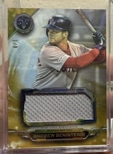 Topps 2019 Triple Threads Andrew Benintendi Single Jumbo Relic /9 Red Sox