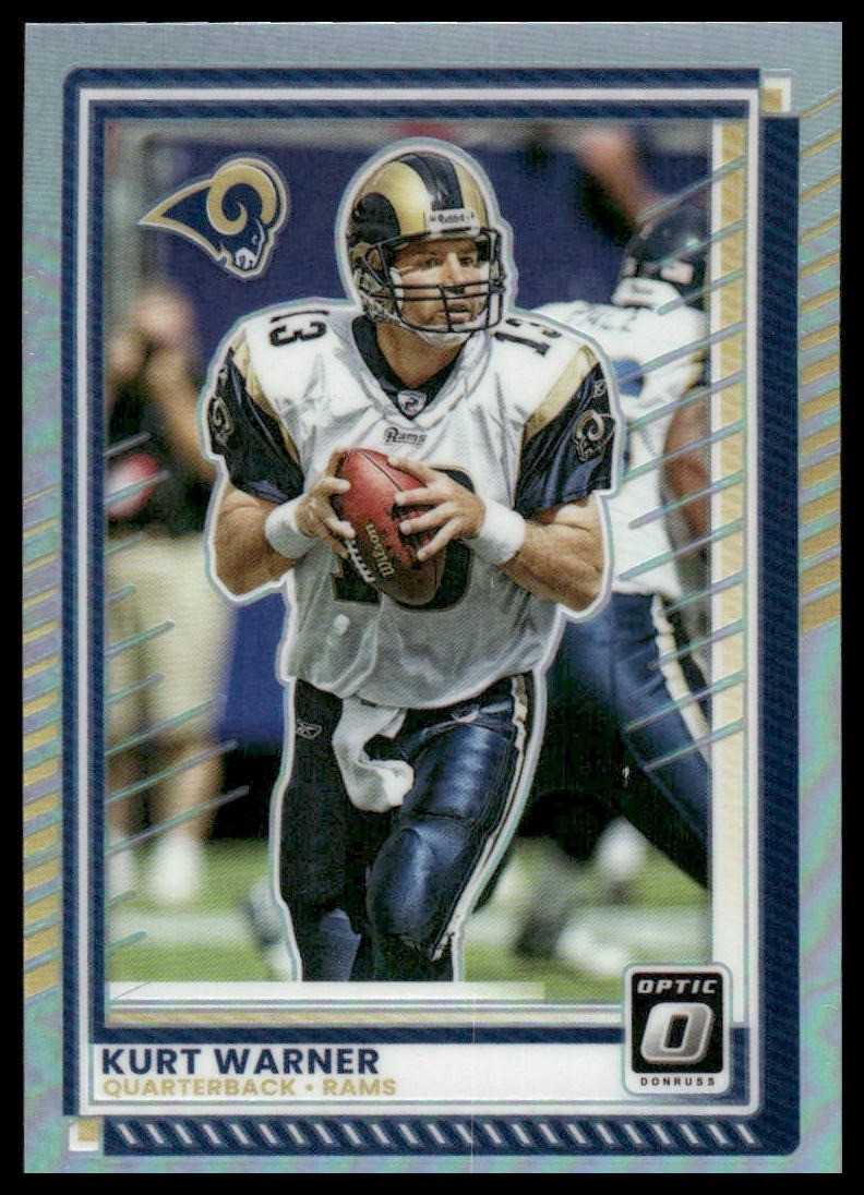 Kurt Warner HOF 2025 Donruss Optic #27 Holo St. Louis Rams