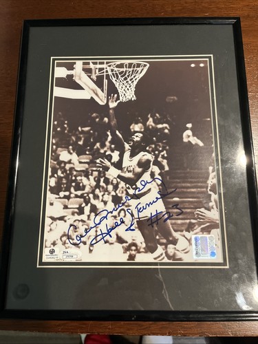 Calvin Murphy Authentic Signed Framed 8x10 Photo Autographed JSA. inscribed HOF.