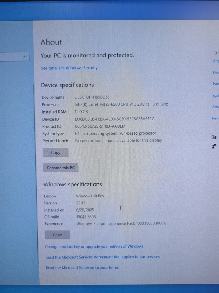 (GRADE A) Dell OptiPlex 3040 Tower PC Intel i5-6500/12GB RAM/240GB SSD/ Win 10 - - Image 3 of 4