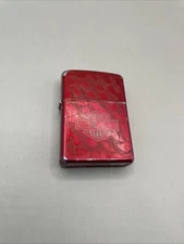 Zippo Harley Davidson Barbed Wire Facade Candy Apple