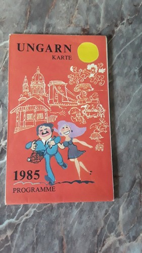 Ungarn Landkarte 1985 NEU!!!!