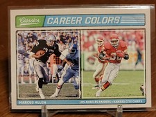2017 Classics Career Colors #6 Marcus Allen Oakland Raiders Kansas City Chiefs