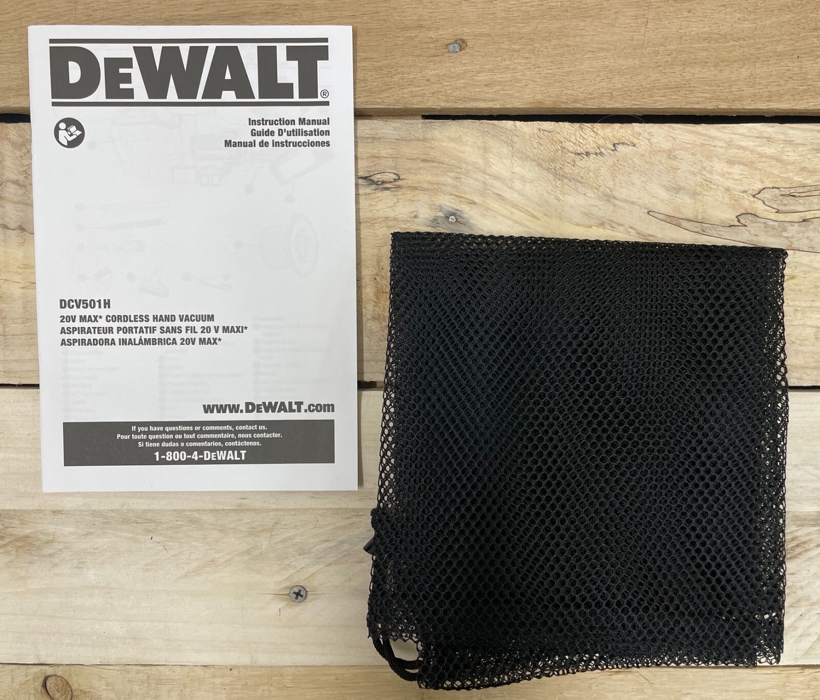 DEWALT DCV501HB 20V Lithium-Ion Cordless Dry Hand Vacuum (Tool Only) New