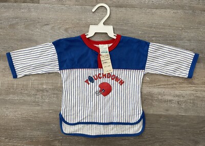 Vintage JCPenney 24MO Touchdown Jersey Shirt TODDLETIME - NEW WITH TAG
