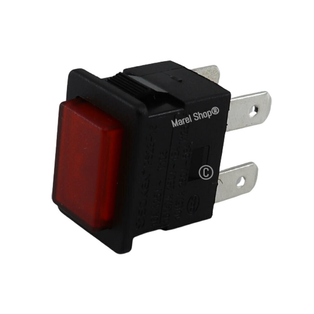 Interruttore per accensione rosso bipolare per Vaporella Polti 505 - 525 - 535