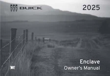 2025 Buick Enclave Owners Manual User Guide