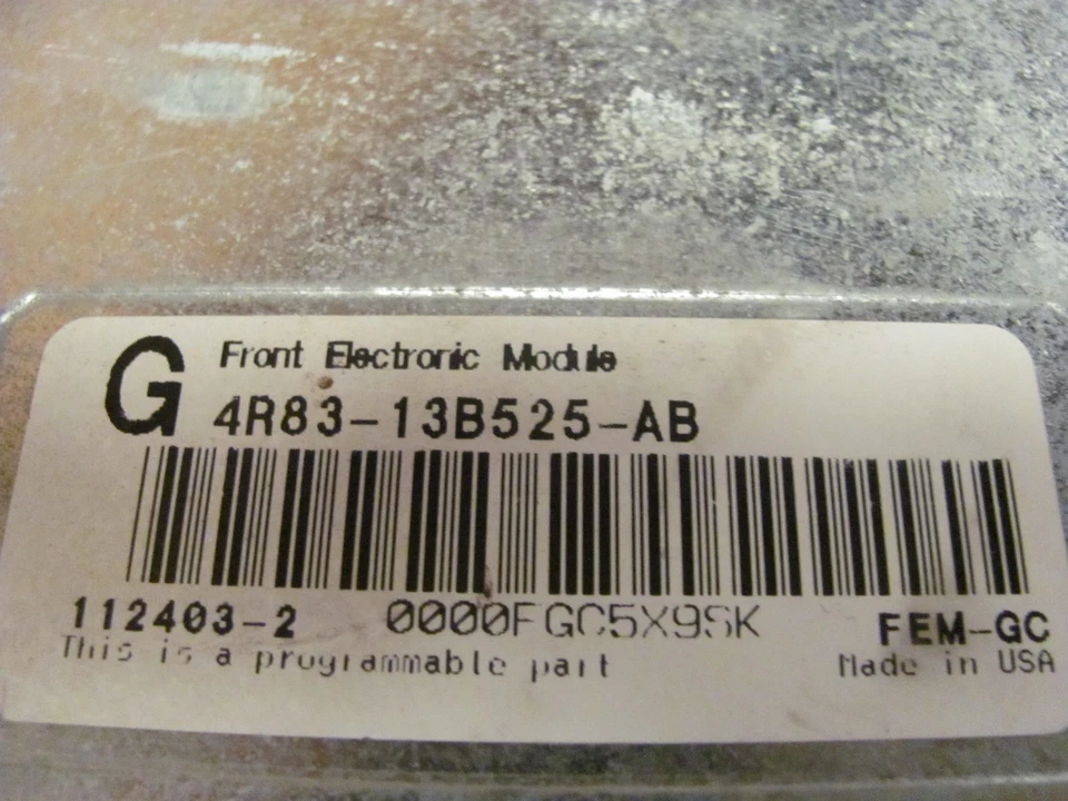 2003 2004 2005 06 07 2008 JAGUAR S-TYPE FRONT ELECTRONIC MODULE  4R83-13B525-AB - Image 2 of 2