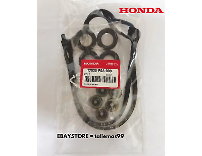 #ad Genuine OEM for Honda Valve Cover Gasket COMPLETE KIT 12030 P0A 000 Seal Set $45.03