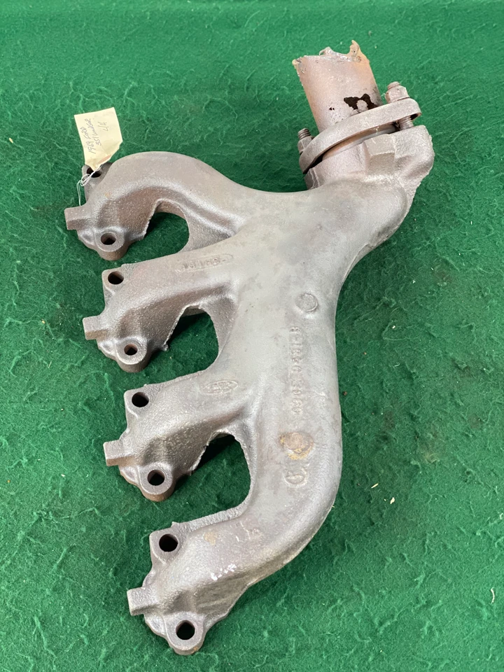 Colector de escape izquierdo Ford Fairlane Mustang Cougar 1969-1970 LH C9OE-9431-B OEM Foto 3 de 4