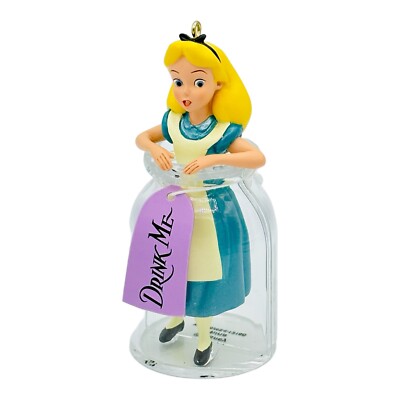 Disney Alice in Wonderland 2013 Drink Me Sketchbook Christmas Ornament