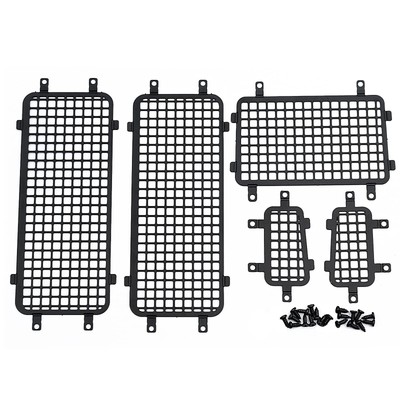 RC Metalen Venster trx4 Simulatie Exquise Mesh Protective Net RC Window Covers, Voorkomen Krabben Lichtgewicht RC Auto Window Upgrade Accessoires, Voor Traxxas Accessoires body's & buitenkant voertuig