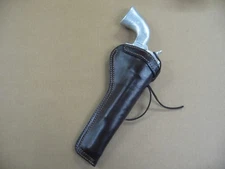 Ruger S Blackhawk 7 1/2" Single Action Revolver Leather Strong Side Holster BRN