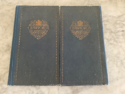 Vintage Crawfords Kekse 1930 illustrierter Werbekatalog & Tintenlöscher