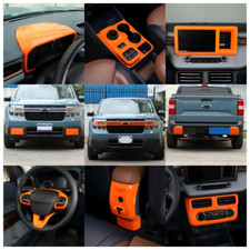 Cubierta decorativa exterior interior color naranja para Ford Maverick 2022-2025