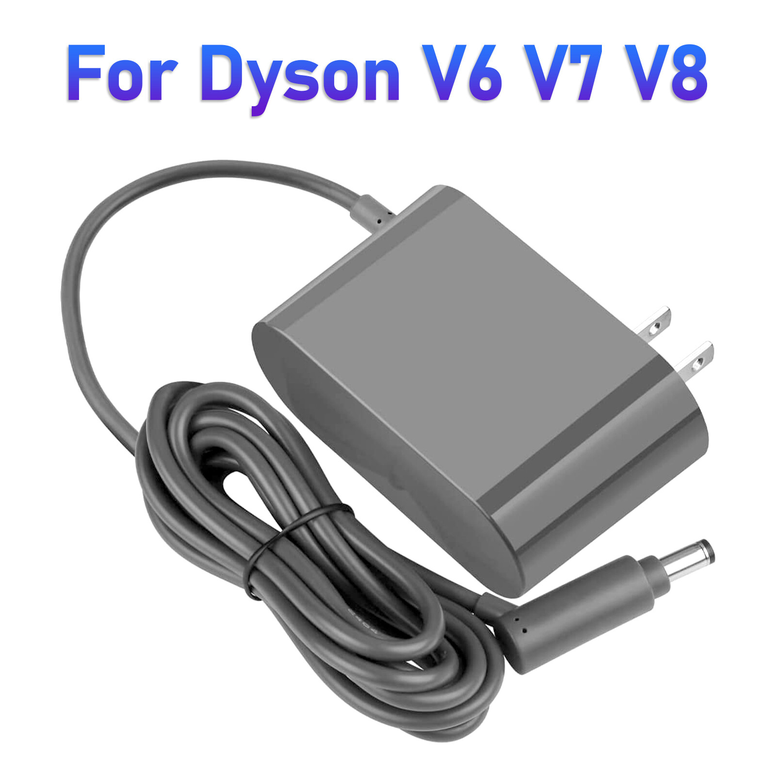 US Plug For Dyson V6 V7 V8 Battery Charger Power Cable Cordless Vacuum Cleaner