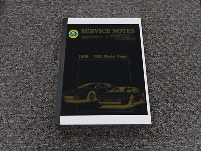 1988 1989 1990 1991 1992 Lotus Esprit & Esprit Turbo Shop Service Repair Manual