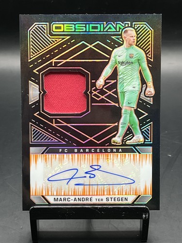 2021-22 Obsidian Marc-Andre ter Stegen Jersey Auto Electric Etch Orange 22/25 - 第 1/2 張圖片