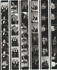 Contact Photo Sheet & Negatives David Bowie Boyle Hesseman Harmon Brosnan Bikel