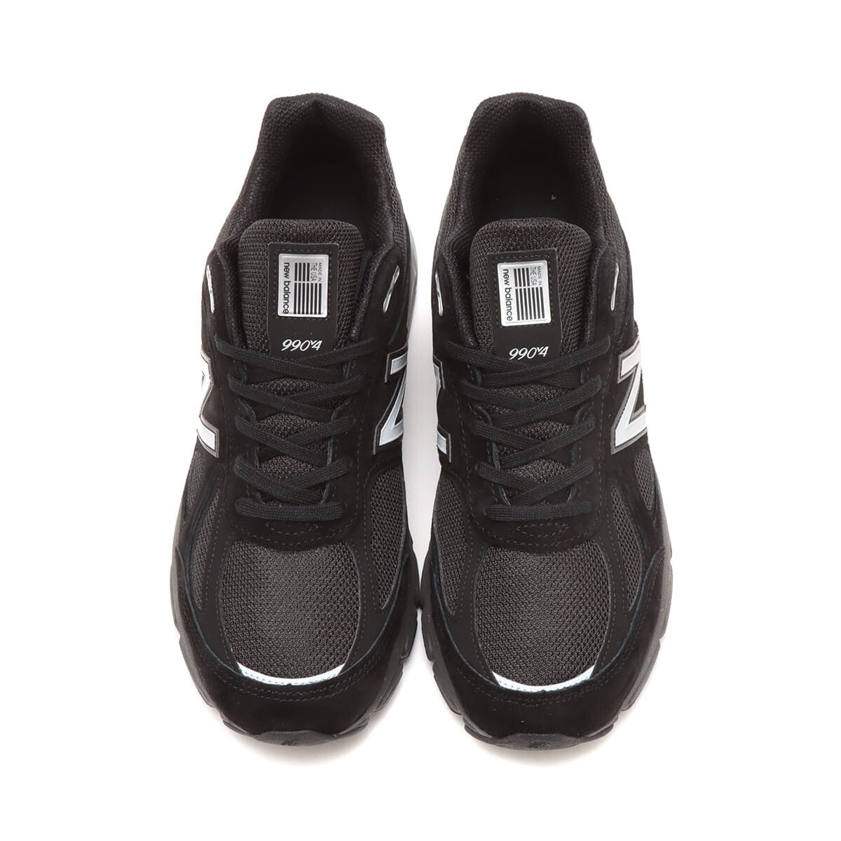 New Balance 990V4 Black Silver Made in USA Retro U990BL4 Men