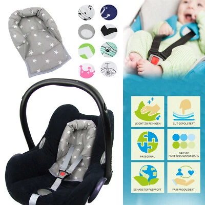 BAMBINIWELT Reposacabezas ALMOHADILLA para capazo de Maxi Cosi CABRIOFIX