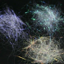 PRISM ICE DUBBING - Holographic - Laminated - Synthetic Pearlescent Fibers - NEW