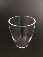 Fused quartz crucible, high form, 50ml, TOD46mm*BOD33mm*H53mm, Item# FQ-1050