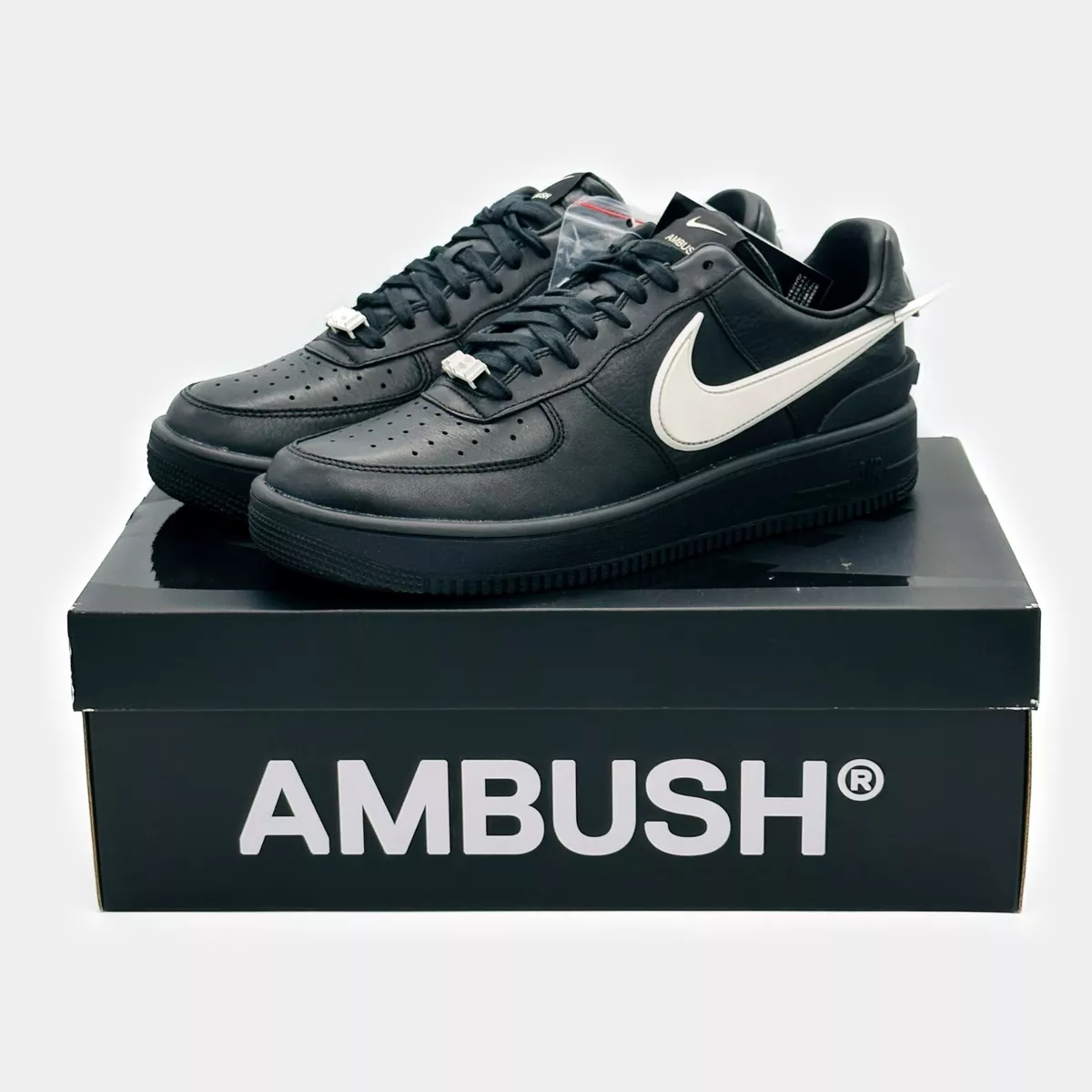 DV3464-001 Nike Air Force 1 Low AMBUSH Phantom Black White Noir Onyx Lamp  Carbon