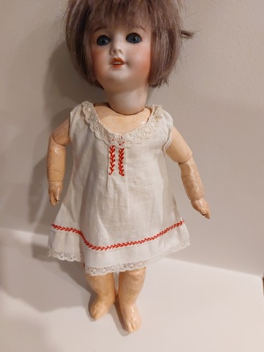 For Antique Doll Bleuette Dress Lingerie Shirt Of Nuit Gautier Languereau?