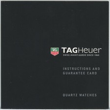 Tag Heuer Quartz Watch Instruction Manual