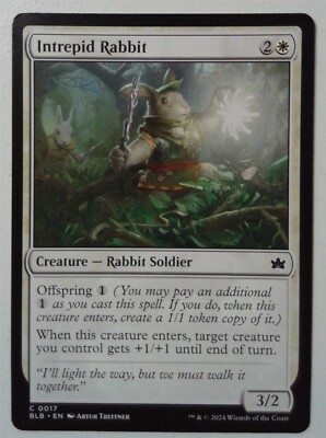 Intrepid Rabbit *Common* Magic MtG x1 Bloomburrow | eBay