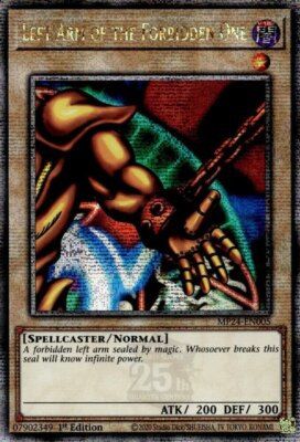 Yugioh! Left Arm of the Forbidden One - MP24-EN005 - Quarter Century Secret Rare