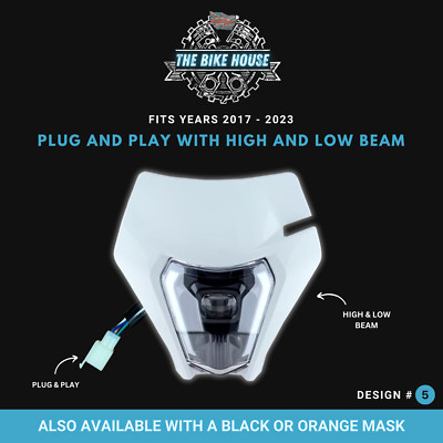 KTM 2017-2023 DRL LED Blanc Phare Super Brillant 4200 Lumens Tpi Sauf Léger #5