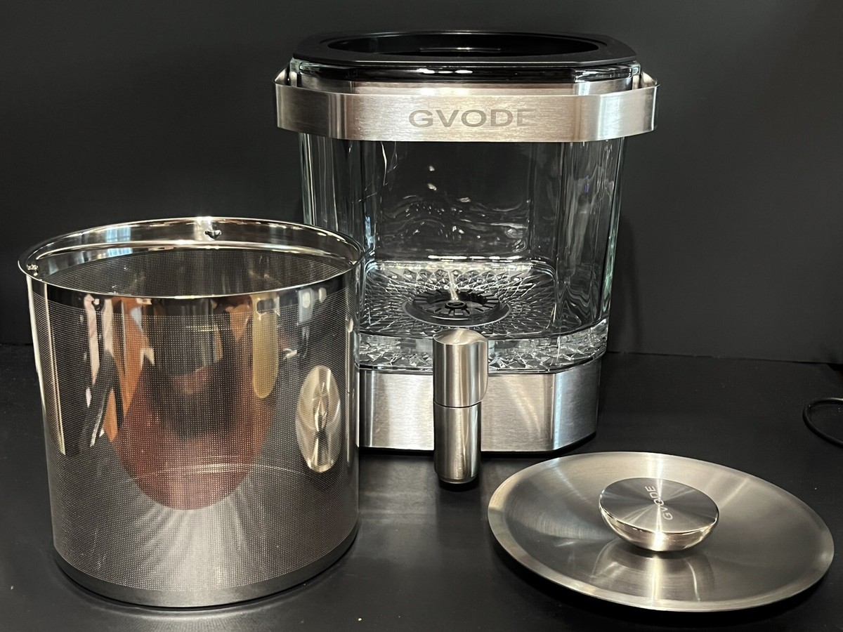 Cold Brew 28oz Coffee Maker Dispenser Brushed Stainless Steel