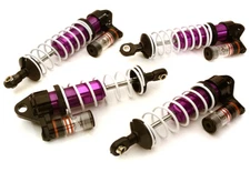 Billet Machined Piggyback Shock Set (4) for Traxxas 1/10 Bandit 2WD