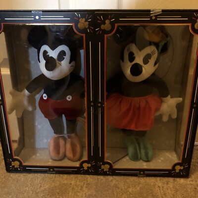 disney store mickey 90th plush collector set