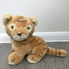 Vintage 1982 R. Dakin Stuffed Animal Tiger Cub Pup 10" Rare Plush VGUC