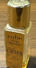 Vintage 1/6 oz Mini Perfume Carven Dun Soir - Paris France Bottle Empty