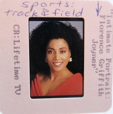FLORENCE GRIFFITH JOYNER Flo-Jo OLYMPIC GOLD MEDAL WINNER ORIGINAL SLIDE 8